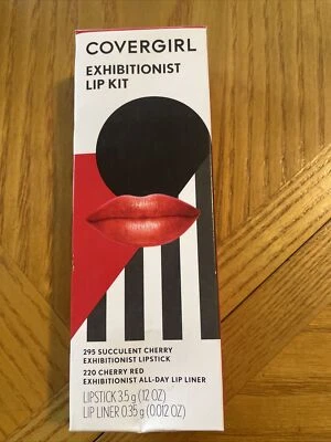CoverGirl Exhibitionist Lip Kit, 295 Succulent Cherry / 220 Cherry Red H-14 - Image 1 of 3