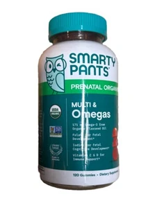 Organic Prenatal Multi & Omegas, Grape, Blueberry &Mixed Berry, 120 Organic 2/26 - Picture 1 of 1