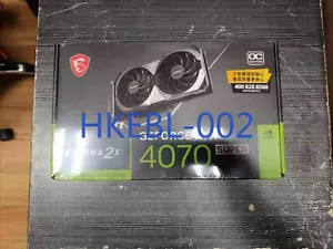 MSI Ventus GeForce RTX 4070 SUPER 12GB GDDR6X PCI Express 4.0 ATX Video Card RTX - Picture 1 of 4