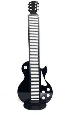 "Soporte de CD de música con forma de guitarra Atlantic Les Paul de colección soporte de torre 50""" Foto 1 de 4