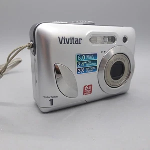 Vivitar Digital Camera Vivicam 6324 6.0MP Silver Tested - Picture 1 of 8