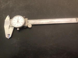 6” Dial Caliper Shock Proof .001" No Mfg Name Good Used Condition - Picture 1 of 7