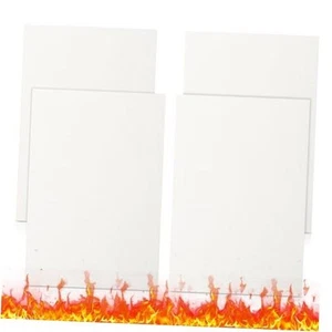 4 Pcs High Temperature Gasket Paper, Ceramic Fiber Gasket Material Fireproof - Picture 1 of 8