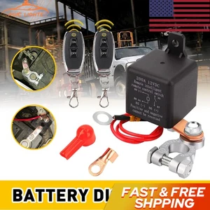 12V Battery Disconnect Isolator Cut-Off Power Remote Switch Master Car Control - Bild 1 von 15