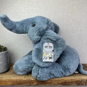 Jellycat Large Huggady Elephant - Big Floppy Elephant Beanie Rare/Retired 26" - Bild 1 von 18