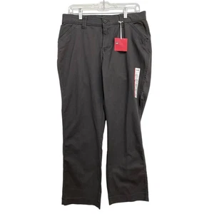LEE Sinfully Soft Pants Womens Size 12 Short Gray Straight Comfort Fit Stretch - Picture 1 of 15
