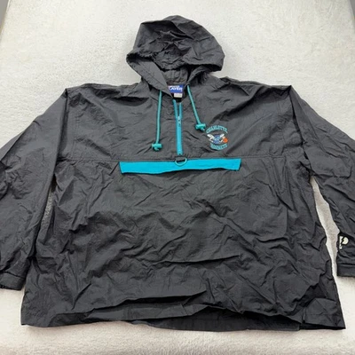 VTG Pro Player Charlotte Hornets NBA Pullover Windbreaker Jacket Men's XL - Image 1 of 4