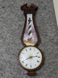 Cape Hatteras Lighthouse Clock by The Danbury Mint | 22" Tall | Works Perfectly! - Picture 1 of 13