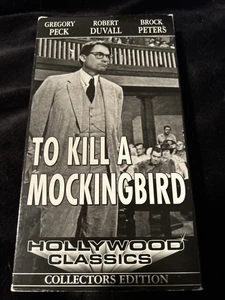 TO KILL A MOCKINGBIRD - Black & White VHS - Picture 1 of 3
