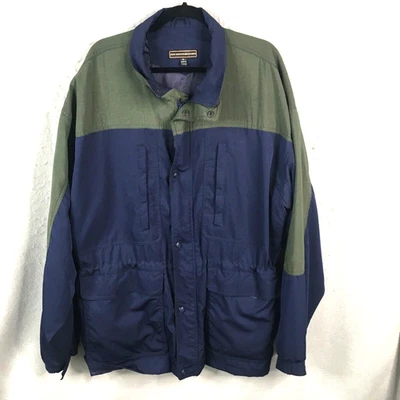 Chaqueta deportiva Sun Mountains para hombre extra grande azul verde cortavientos de colección informal Foto 1 de 4