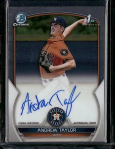 Autógrafo Bowman #CPA-ATR 2023 Andrew Taylor Chrome Prospects - Imagen 1 de 2