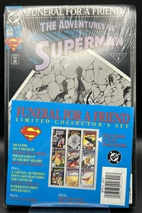 Superman Funeral For A Friend Complete Set - 1993- Sealed - Picture 1 of 2