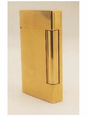 ENCENDEDOR ST DUPONT. COLECCION INITIAL. 18K - Imagen 1 de 4