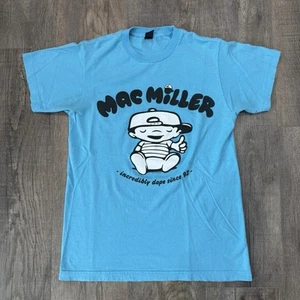 Mac Miller Daumen hoch 2012 Rap Promo T-Shirt Hip Hop Most Dope blau Small Tultex - Bild 1 von 10