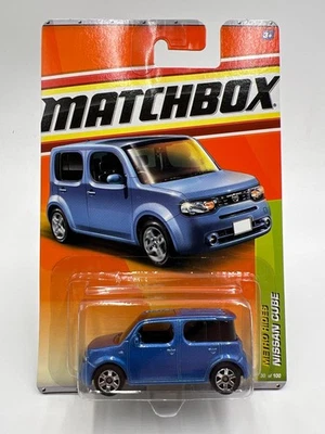 Matchbox Metro Rides #30 Nissan Cube azul con protector Foto 1 de 4