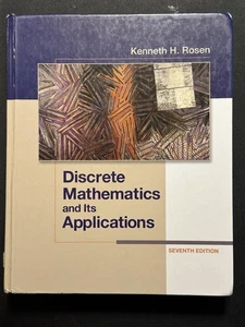 Discrete Mathematics and Its Applications - Hardcover, by Rosen Kenneth - Good - Picture 1 of 9