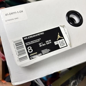 Size 8 - Air Jordan 6 Retro Hare - Picture 1 of 12