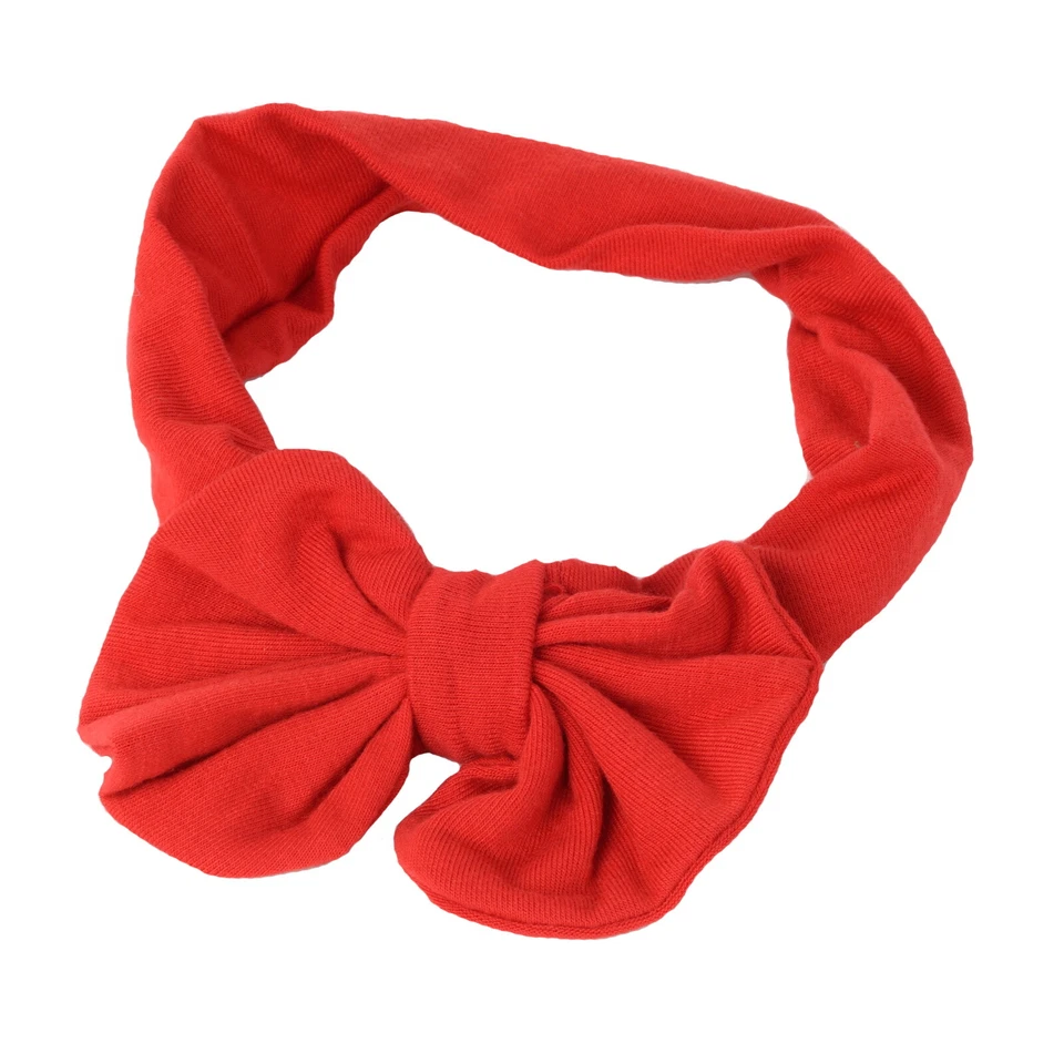 Knot Headband Baby Toddler Girl Kid Infant Cotton Hair Bow Band Accessories Red - image 1 of 3