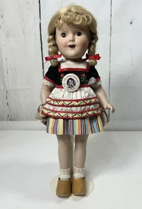 RARE SHIRLEY TEMPLE 1930s REPRODUCTION ANTIQUE “HEIDI” DOLL DANBURY MINT USA - Picture 1 of 22