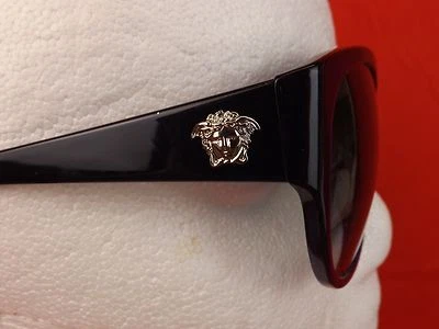 NUEVO EN CAJA GAFAS DE SOL VERSACE VE 4208 774/8G PÚRPURA OSCURO MARCO PLÁSTICO MEDUSA ITALIA   Foto 1 de 4