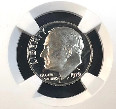1979 S 10¢ Roosevelt Dime Type 2 NGC PF69 Ultra Cameo - Image 1 of 4