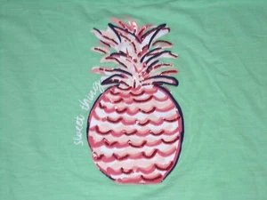 KIM ROGERS DONNA TAGLIA XL VERDE "SWEET THING" MANICA CORTA COTONE TOP nuovo senza etichette - Foto 1 di 3