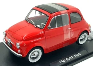 KK Scale 1/12 Scale Diecast KKDC120031 - Fiat 500 F 1968 - Red - Foto 1 di 5