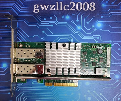 Dell Dual Port 10GbE Ethernet Network Adapter Card 0XYT17 w/2x afbr-703sdz-in2 - Image 1 of 4