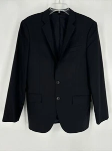 J. Crew Ludlow Loro Piana  Navy Black  sport coat blazer Suit Jacket Mens Sz 38S - Picture 1 of 12