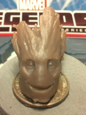 MARVEL LEGENDS HB 2016 MCU GOTG HAPPY GROOT 1:12 HEAD CAST FOR 7IN BAF FIGURE - Image 1 of 4