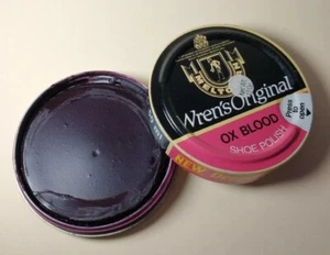 Meltonian Wren's Original Leather Shoe Polish - Ox Blood 1.1 Oz. - VINTAGE - Picture 1 of 4