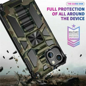 SALE Shockproof Rugged Case For iPhone 16 15 14 13 12 11 Pro Max Holder cover - Picture 1 of 18