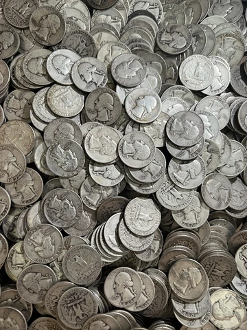 Washington Quarters, 90% Silver 1932 - 1964, Circulated, Choose How Many! Random Cover