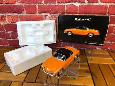 NEW IN BOX - MINICHAMPS 1970 VW KARMANN GHIA COUPE 1:24 ~ IMPERFECT ~ Read ~ - Image 1 of 4