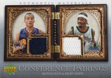 2007-08 Artifacts Conference Pairings Card #CPED Monta Ellis/Ricky Davis
