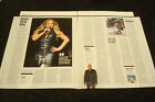 MARIAH CAREY article Hand & Foot Print & SELENA Hollywood Walk of Fame Star ad