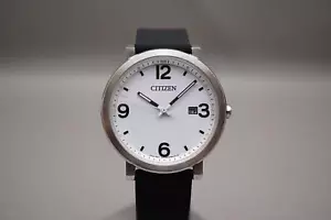 Citizen Eco-Drive E168-S064643 White Dial Field Style Solar Quartz Watch - Picture 1 of 15