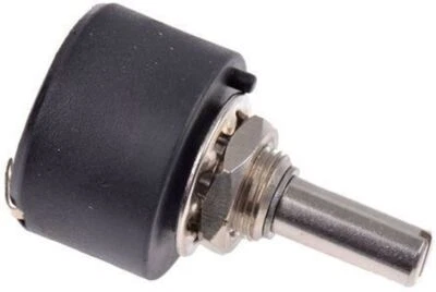 Potenciómetro enrollado serie RS Pro P25 con diapositiva de 6 mm. Eje, 100©, ±10%,  Foto 1 de 2