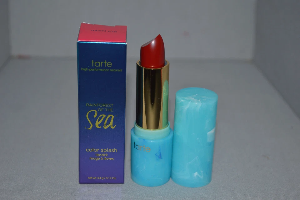 tarte Rainforest of The Sea Color Splash Hydrating Lipstick in Miami Vice