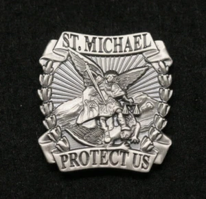 SOMBRERO SAINT ST MICHAEL PROTECT EE. UU. PIN UP EJÉRCITO MARINES MARINA MARINA FUERZA AÉREA Arcángel - Imagen 1 de 12