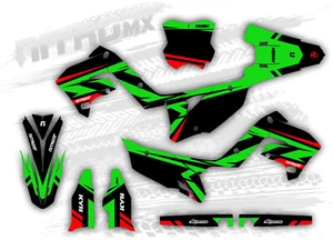Graphics fit POLISPORT RESTYLE Kawasaki KX 125 250 2003 2004 2005 2006 2007 2008 - Picture 1 of 1