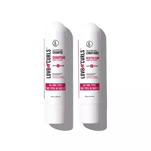 Cruelty-Free Curl Care: Vegan Shampoo & Conditioner for All Hair Types - 8.86 oz - Picture 1 of 9