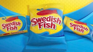 Swedish Fish Soft and Chewy American Candy Assorted, Tropical - Various
