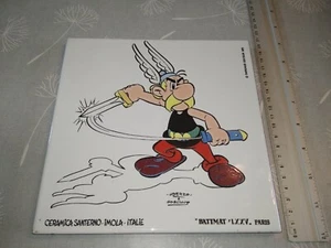 RARE - carrelage céramique ASTÉRIX - CERAMICA SANTERNO IMOLA ITALIE BATIMAT 1975 - Picture 1 of 2