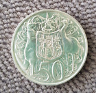 1966 Australian Round 50 cent coin - Queen Elizabeth II