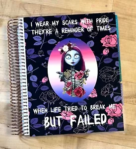Juego de cubiertas de Halloween Sally Night B4 Navidad 4 usos con planificador Erin Condren - Imagen 1 de 4