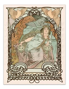 Ilsee, Princesse de Tripoli 1897 by ALPHONSE MUCHA -Unframed- Premium Art Print - Picture 1 of 3