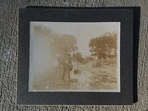 Antik montiertes Foto identifiziert ""Blanche-Henley"" Americana Geschichte Eph Sammlung - Bild 1 von 3