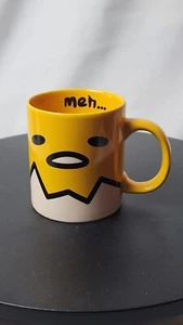 New Gudetama by Sanrio The Lazy Egg Meh 20 Oz Ceramic Coffee Beverage Mug Cup - Picture 1 of 2