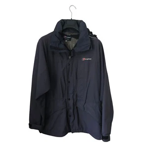 Herren BERGHAUS Vintage 90'S AQUAFOIL grau KAPUZE Jacke *LOSE* M *PASST* L-XL - Bild 1 von 13